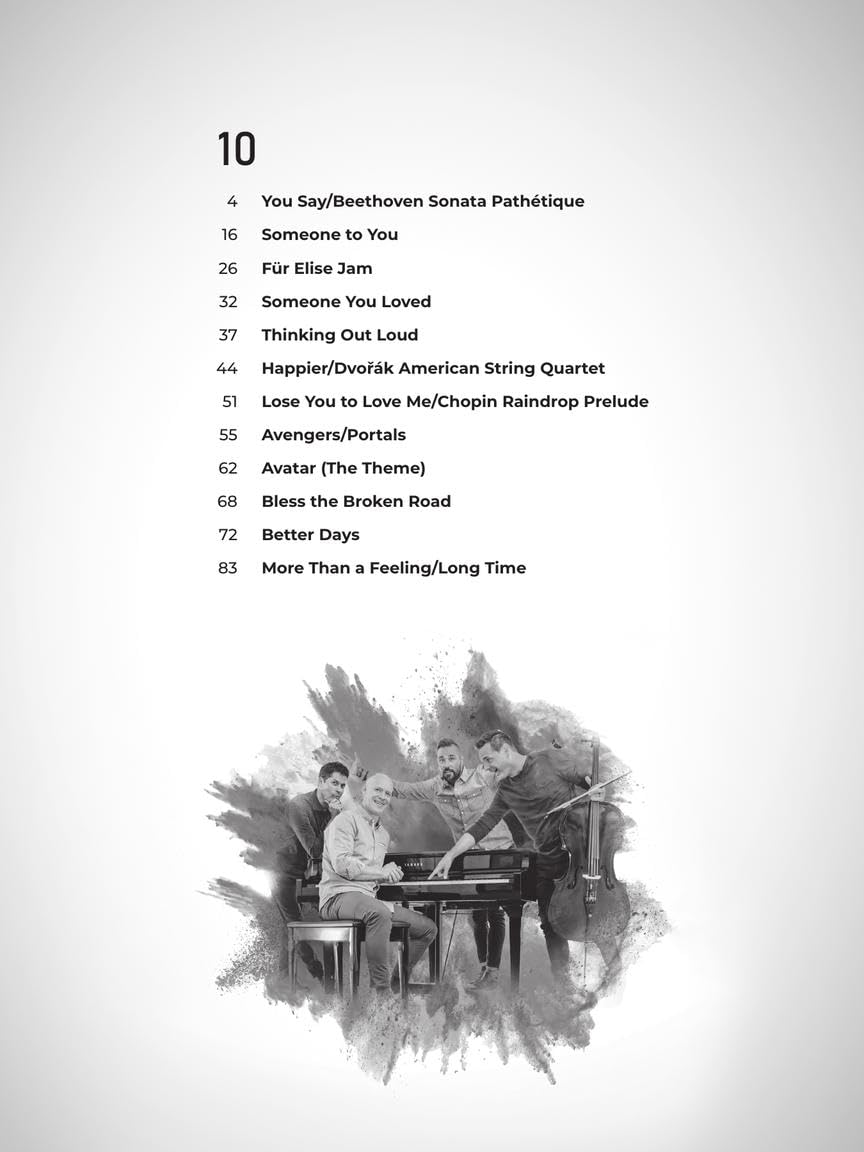 The Piano Guys: Matching Songbook With Arrangements for Piano and Cello: 10th Anniversary Collection (10)