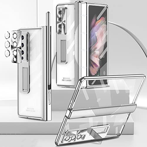 Charnière magnétique Samsung Galaxy Z Fold 4 coque avec fente stylo S béquille
