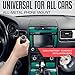 Universal Car Phone Mount Magnetic - All-Metal iPhone Car Mount for Any Smartphone or GPS - Truly One-Handed Cell Phone Holder for Car Dashboard