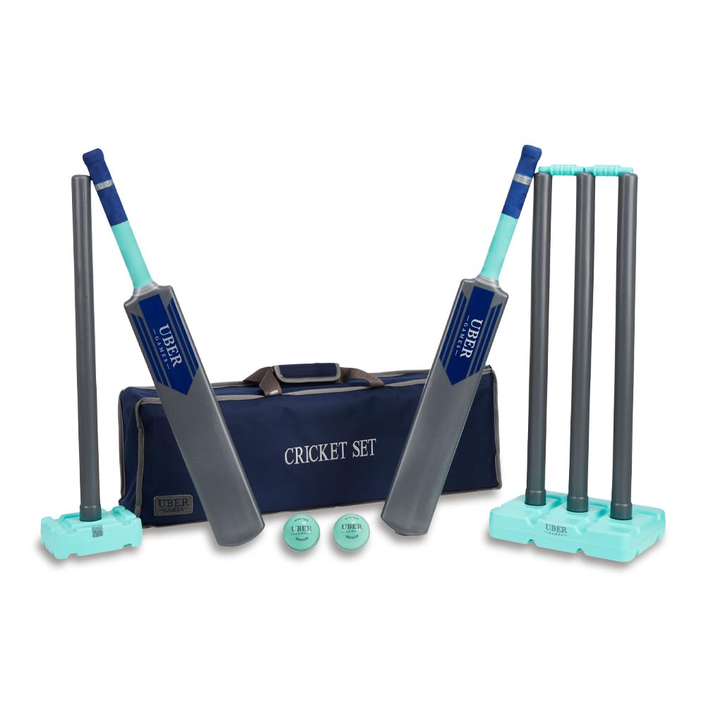 Uber Games Juego de Cricket Crazy - Dos, Junior o Senior - Juegos, Diversión, Al Aire Libre