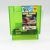 143 in 1 Super Games Multi Cart 8 Bit 72 Pin Transparent Green game cartridge