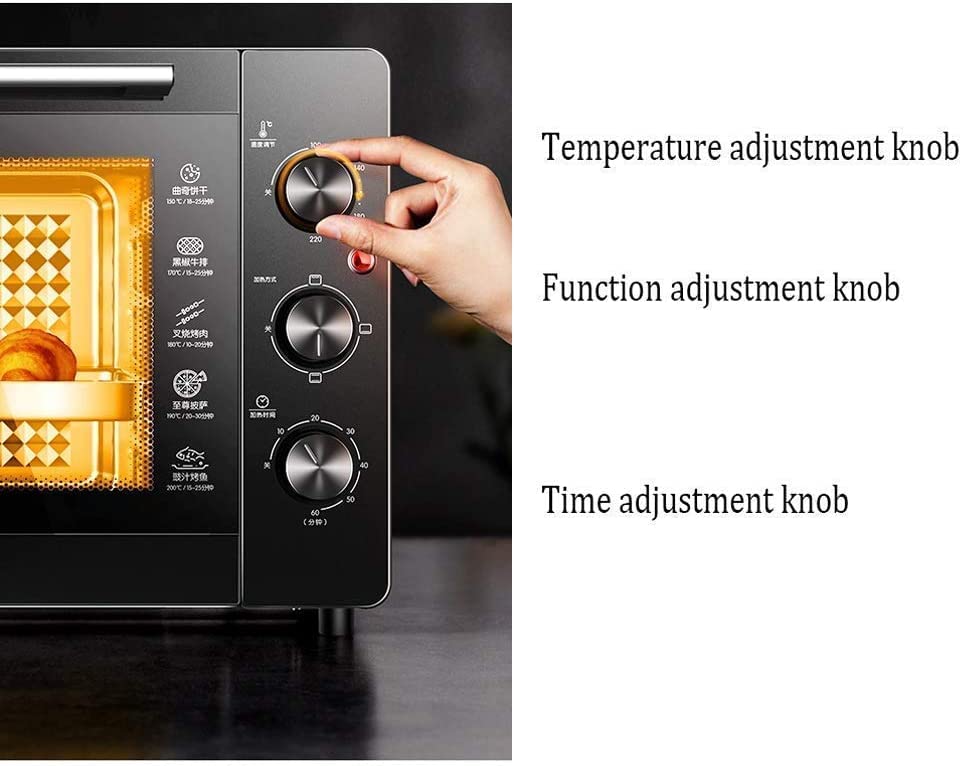 Forno Tostapane ， Forno Elettrico Cottura Domestica Multifunzione Forno da Tavolo di Grande capacità Convezione Forno Tostapane da Appoggio Utile
