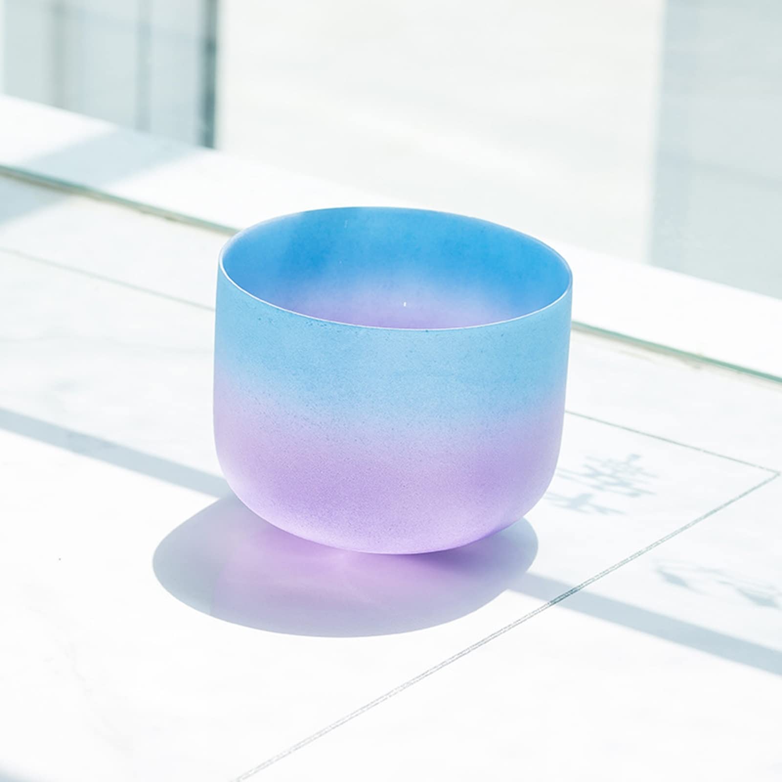 Quarz-Klangschale, DREI Farben, Töne C/D/E/F/G/A/B, Mattiert, Ideal Für Yoga, Chakra- Und Meditationsübungen, Einzigartige Geschenke Für Frauen, Ton D, 30 cm (12 Zo,D Note-10 inch