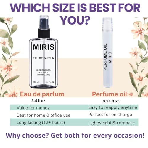 MIRIS No. 106, Inspired by Amarige, Long-Lasting Eau de Parfum for Women, Spray 3.4 Fl Oz / 100 ml