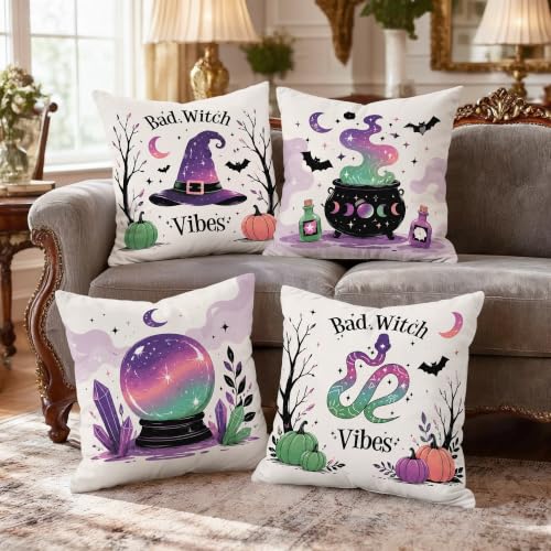 Housses de coussin lavables grand format Halloween 55,9 cm - 3