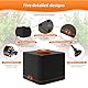 hygger Aquarium Luftpumpe, Aquarium Luftpumpe Extrem Leise für Aquarien mit 2 Luftauslässen, 11W Verstellbare Sauerstoffpumpe mit Luftschlauch,Prüfe Ventile,Ausströmerstein für Aquarien bis zu 2200L