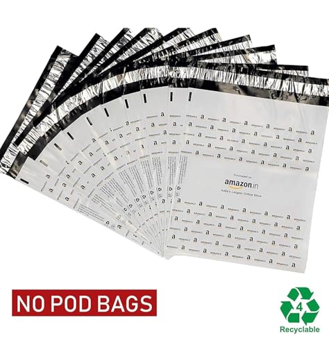 Image of Packaging PolyBag Without POD Jacket | Tamper Proof 8.5 x 11 Courier Bags Pack of 50 | Shipping Poly Bags | Packing Material for E-commerce