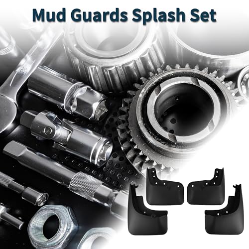 Image of Mud Flaps Splash Guards for Volkswagen Tiguan MK1 /Touran 2007-2016 W /Mount Accessories Mud Guards Front and Rear 1 Set