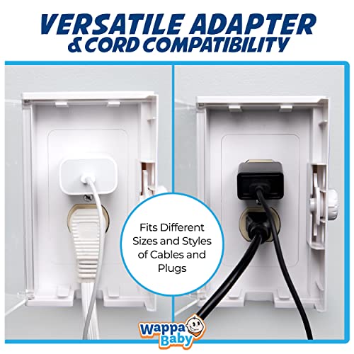 image for Wappa Baby Clear Outlet Cover Box [Patented] Double Lock for Much Bett