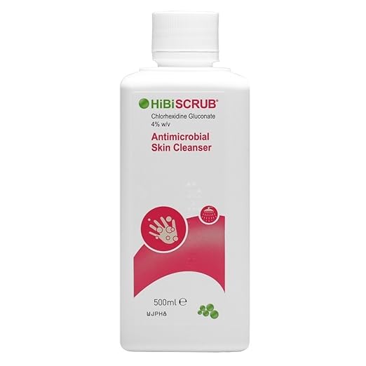 Hibiscrub MAT2727 Antimicrobial Skin Cleanser Bottle, 500 mL Amazon