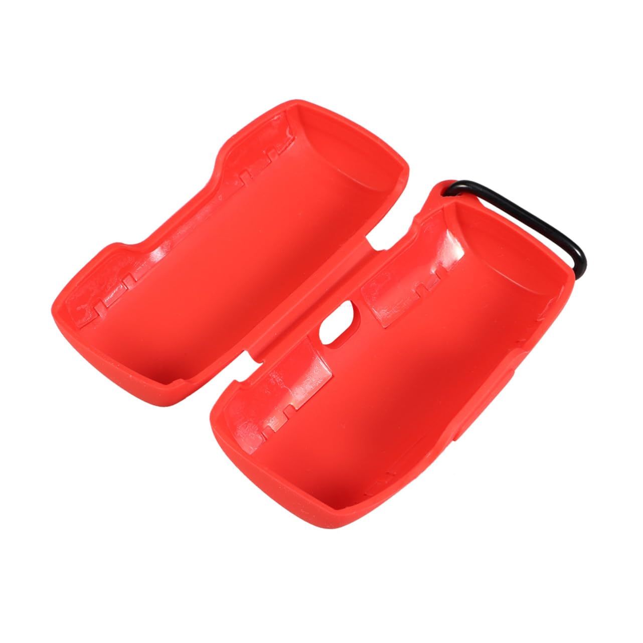 Angoily Caja De 3 Piezas Funda Protectora para Auriculares Caso inalámbrico Mini Auriculares Funda de Silicona para Auriculares Deportes Caja de Auriculares Estuche de Silicona Rojo