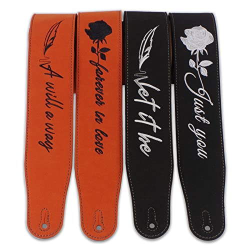 caigou Sangles de guitare réglables pour guitare électrique basse de guitare acoustique avec sangle accessoire - Les Beatles, Paul McCartney, John Lennon, RIngo Starr, George Harrison caigou Sangles de guitare réglables pour guitare électrique basse de guitare acoustique avec sangle accessoire – Image 4