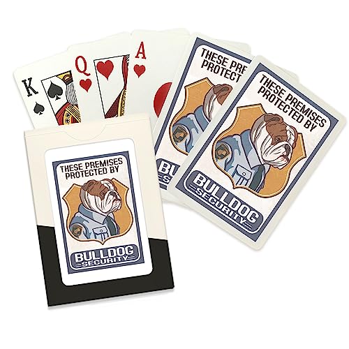 Baraja de 52 cartas estilo póker Bulldog Inglés