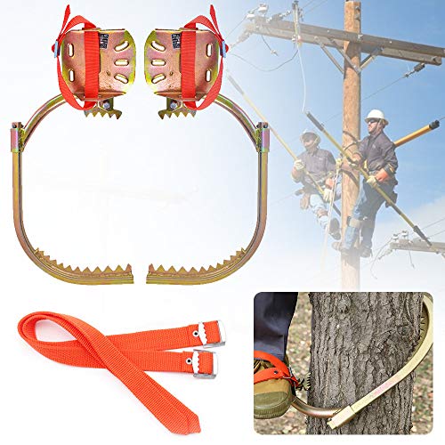 Equipo de escalada de acero inoxidable, picos duraderos para escalada de árboles, caza y observación, herramientas esenciales de aventura al aire libre