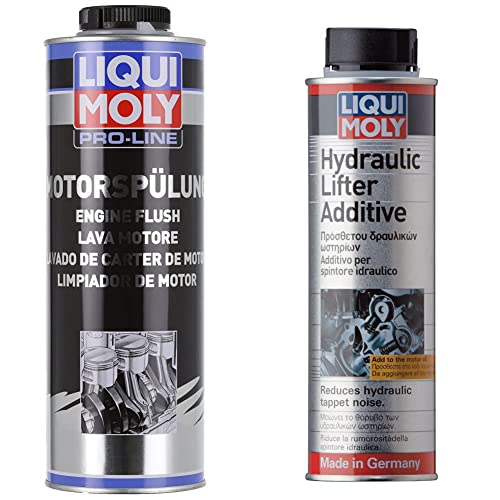 Liqui Moly 2425 Pro-Line Engine Flush & 20004 Hydraulic Lifter Additive 300ml