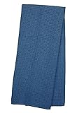 Eurow Microfiber Waffle Weave Kitchen Towel (3-Pack, Blue)