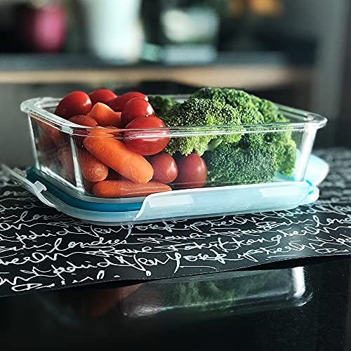 Conjunto 10 Potes Vidro Hermético Marmita Mantimento 640ml