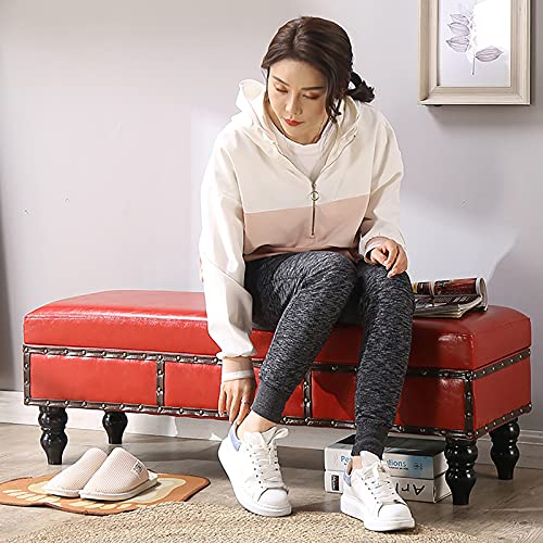 Banc de rangement ottoman pour optimiser les petits espaces - 3