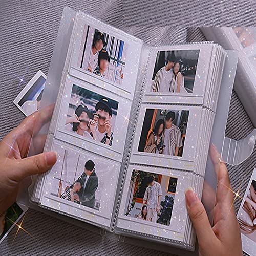Kpop Photocard Holder Book,Photocard Sleeves,Photocard Binder,Business Card Book Holder, Card Protectors Sleeve Pages,Transparent, Portable, 240-Cards,(for 3.42in Ã— 2.24in Photocard)