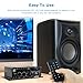 Hosyond Bluetooth 5.0 Audio Amplifier 400W+400W 2.0 CH AMP HiFi Stereo Treble Bass Audio Receiver for Passive Speakers Theater System AK-380