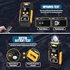 3-in-1 Universal Remote Key Tester with HD Display - Infrared Signal Testing, Key Frequency Detection & Button Battery Voltage Check, 315/433/868/902MHz, 2 Power Supply Methods with Bracket