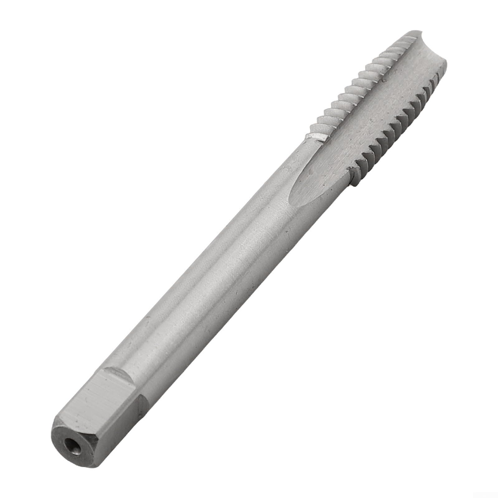 Maschio filettato a spirale 3/8-16 UNC, acciaio ad alta velocità (per HSS) non rivestito con 3 scanalature per maschiatura a foro passante in acciaio inossidabile, alluminio e lieve