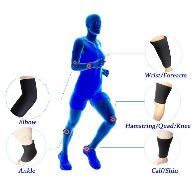 Genouillères de sport anti-collision JFDBGU de taille Small protégeant les articulations - 6