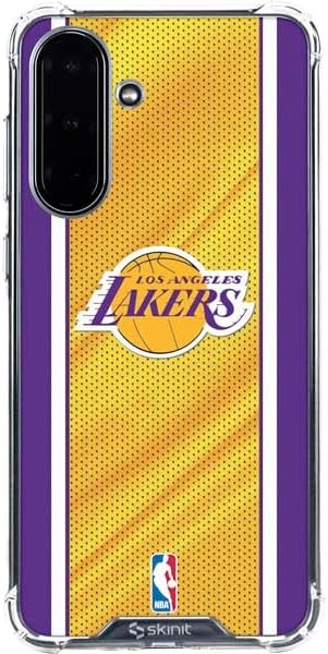 Skinit Clear Phone Case Compatible with Galaxy A36 5G - Officially Licensed NBA Los Angeles Lakers Large Logo Design