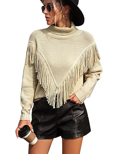 トップス HYKE WAFFLE KNIT SWEATER TOP WITH FRINGE HYKE WAFFLE KNIT SWEATER TOP WITH FRINGE