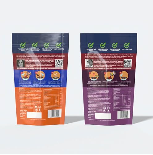 Image of Bhojan Bazaar Instant Misal Masala & Sindhi Kadhi Masala Powder Combo (70g Each) Ready to Cook, Maharashtrian Misal Pav Rassa Mix & Traditional Sindhi Curry Spice (4 Servings Each Pack)