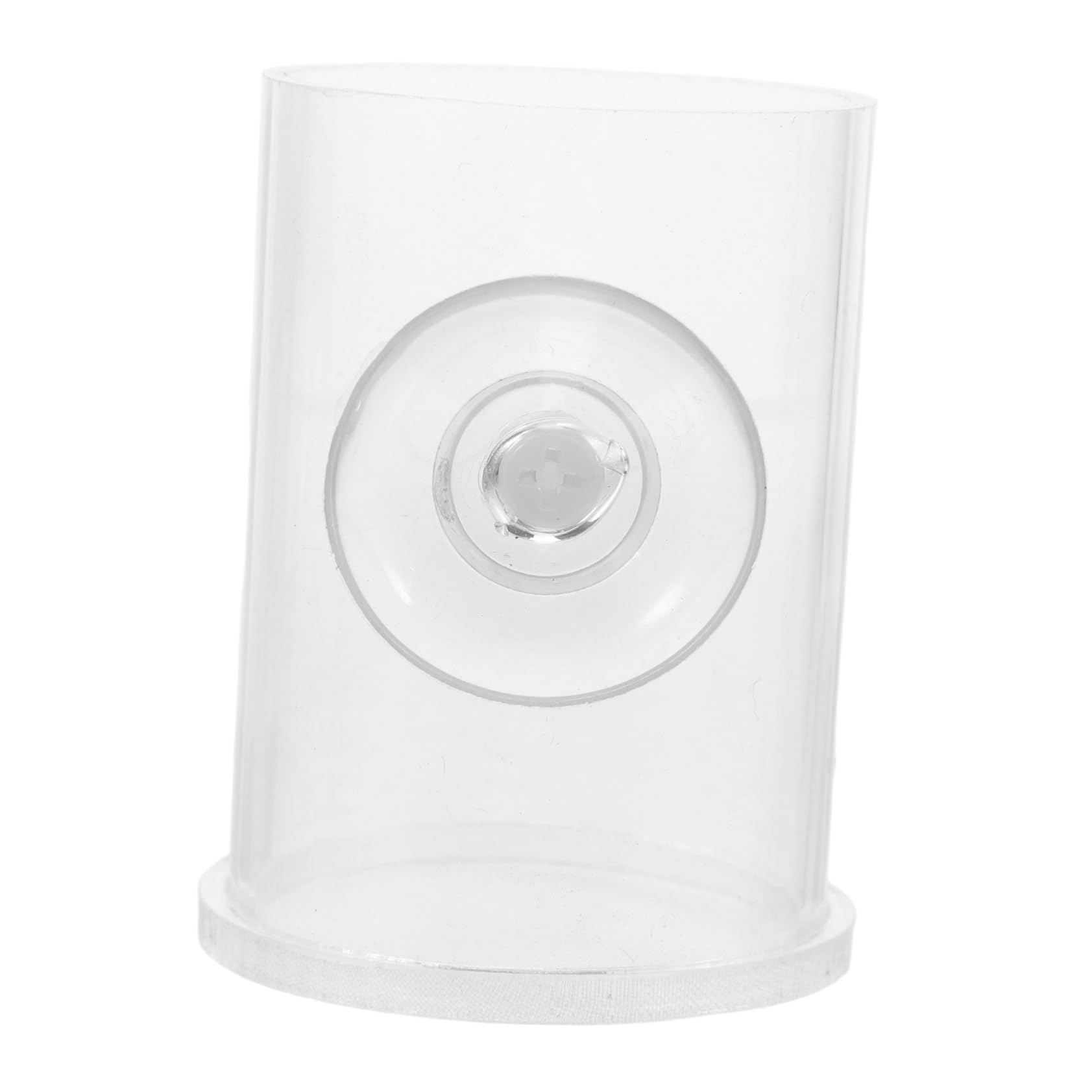 Yardwe Aquarium Feeding Tool with Suction Cup Transparent Fish Feeding Ring for Fish Shrimp Feeder and Feeding Station for Homes Offices and Hotels