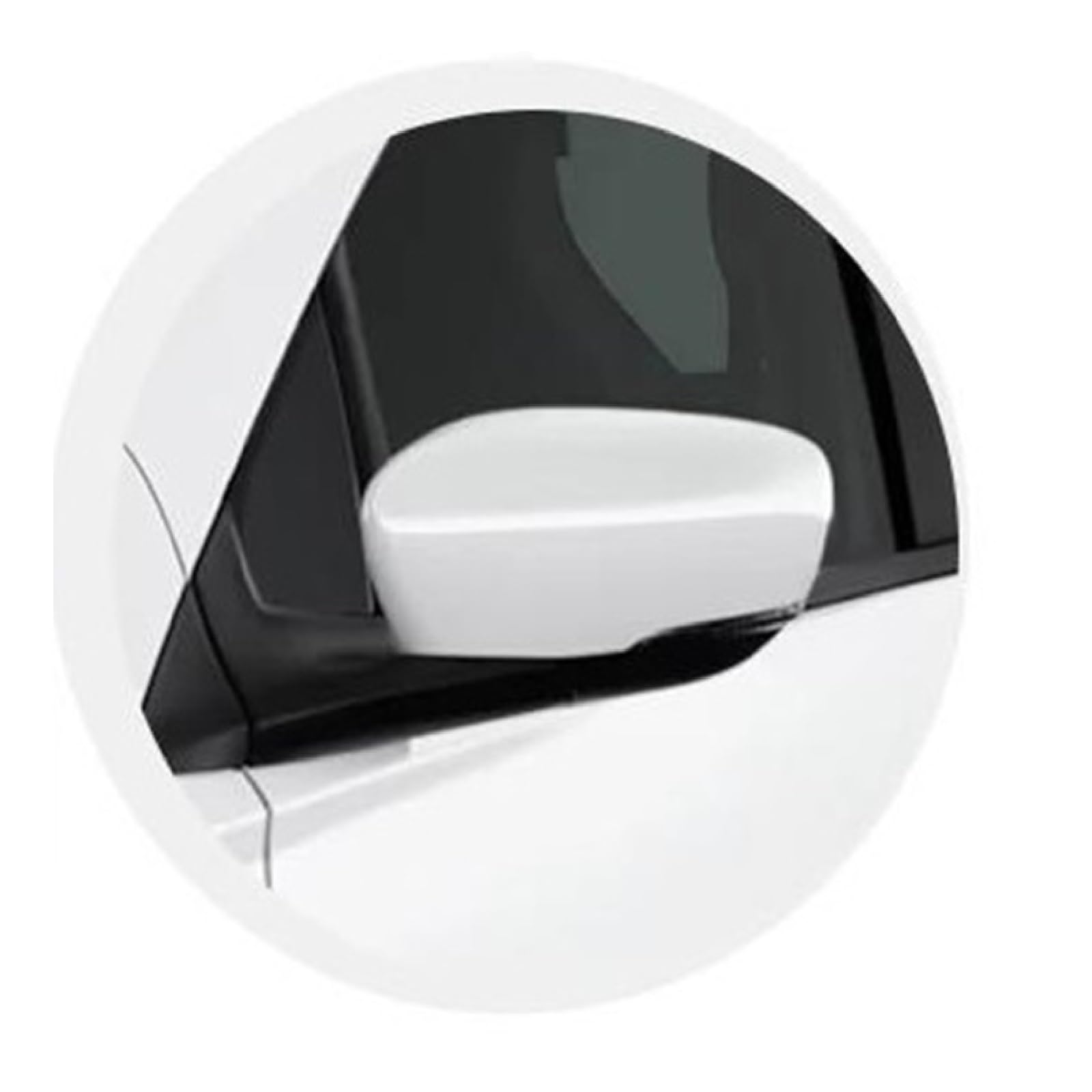 Retroviseurs Coque De Rétroviseur Pour Clio 4 Pour Mk4 Pour Zoé Pour Captur 2012-2019 Coque De Rétroviseur Noir/blanc Brillant Lateraux Coque(White Pair)