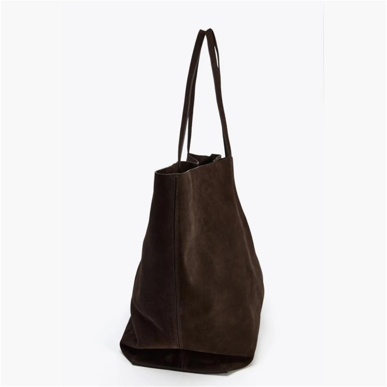 Leather Bags Women BORSA GRANDE IN CAMOSCIO DA DONNA, Borsa tote di design for lo stile quotidiano, a tracolla grande capacità for