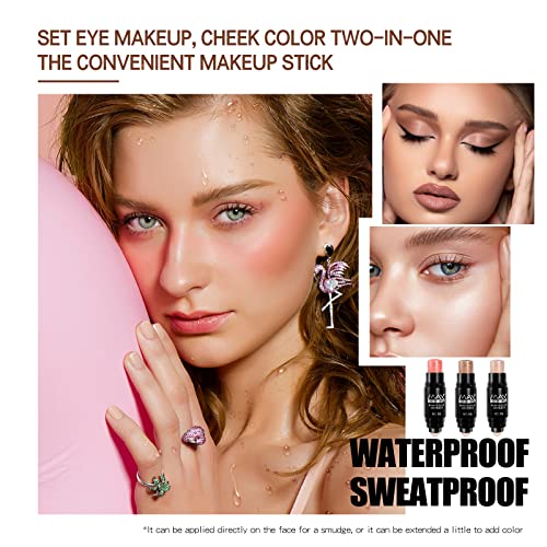 Mimore Blush Stick, 2 in 1 Blush e Highlighter