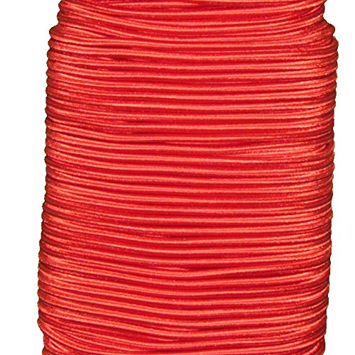 Limited Stock Marine Masters 300ft 3/8 Inch Red Bungee Shock Cord (300 Feet)