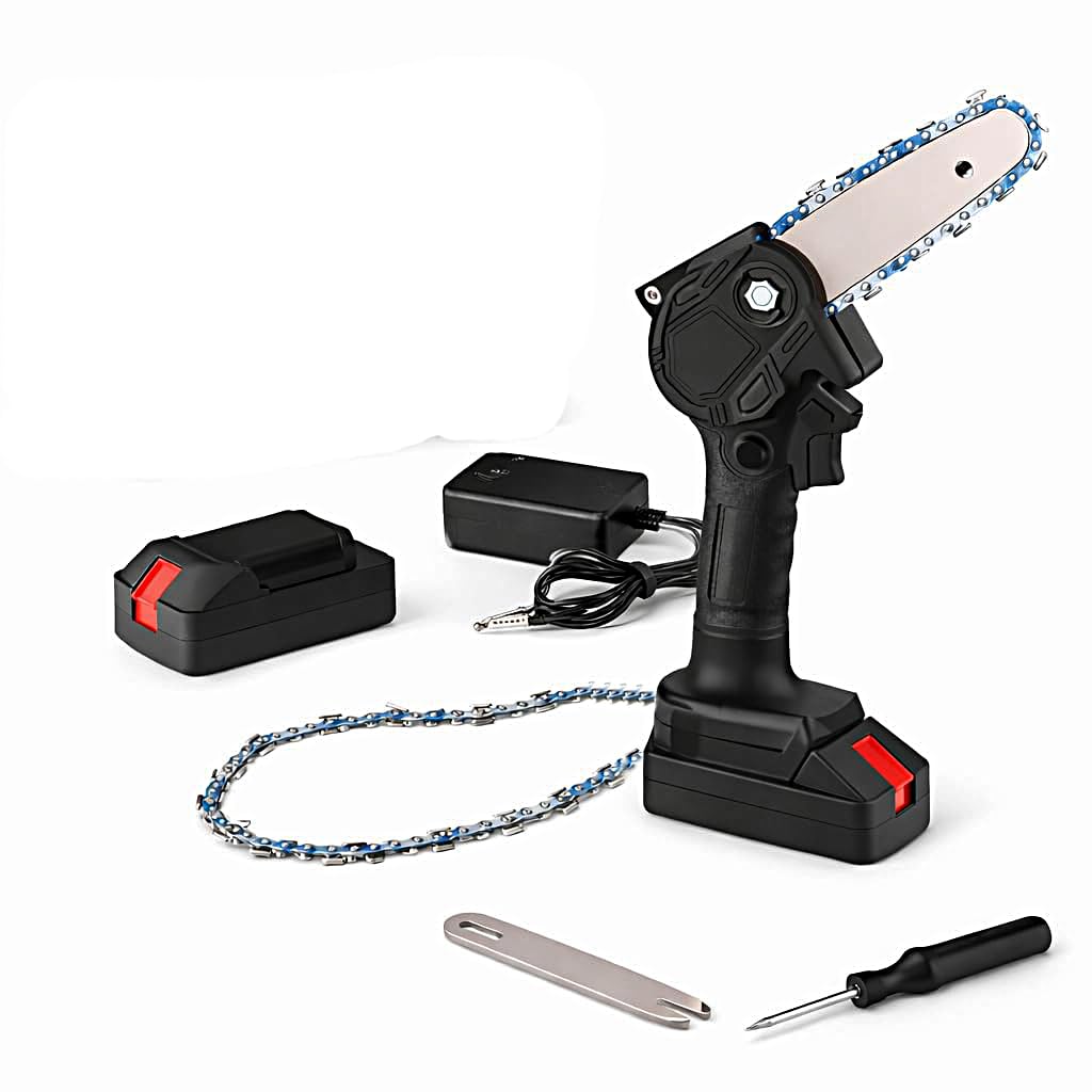 Shopper52 Cordless Mini Chainsaw for wood cutting| 21V Battery |One Hand Lightweight| Battery Powered | Wood Cutting | Tree Trimming | Chainsaw Machine-image-32