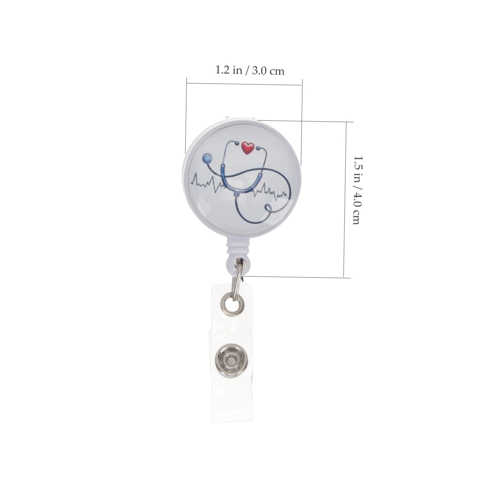 17pezzi Portabadge Infermieristica Retrattile Clip Per Badge Badge Riutilizzabili Per Infermieri Infermieristico Clip Per o Uniforme