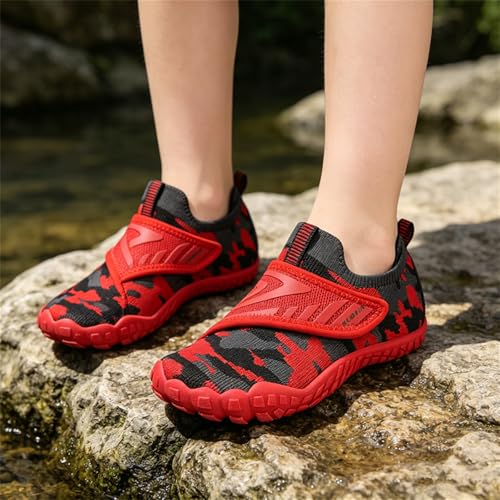 Image of KUBUA Multifunctional Kids Water Shoes Boys Girls Quick Dry Swim Aqua Socks | Wide Toe Box, Lightweight, Barefoot-Style, Breathable, Beach, Pool, Kayak, Water Parks, Hiking, Toddler, Little Kid, Big Kid
