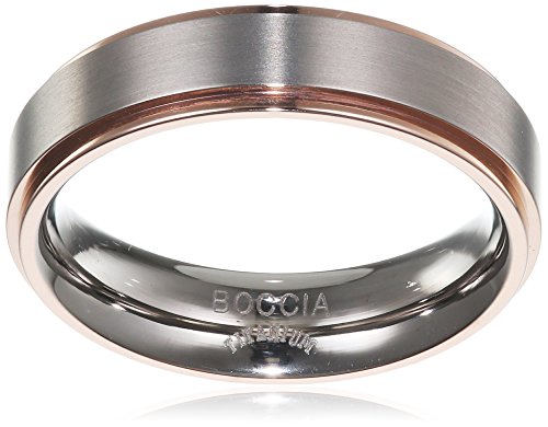 Bague titane Boccia le cadeau d'anniversaire mémorable pour célébrer un moment unique