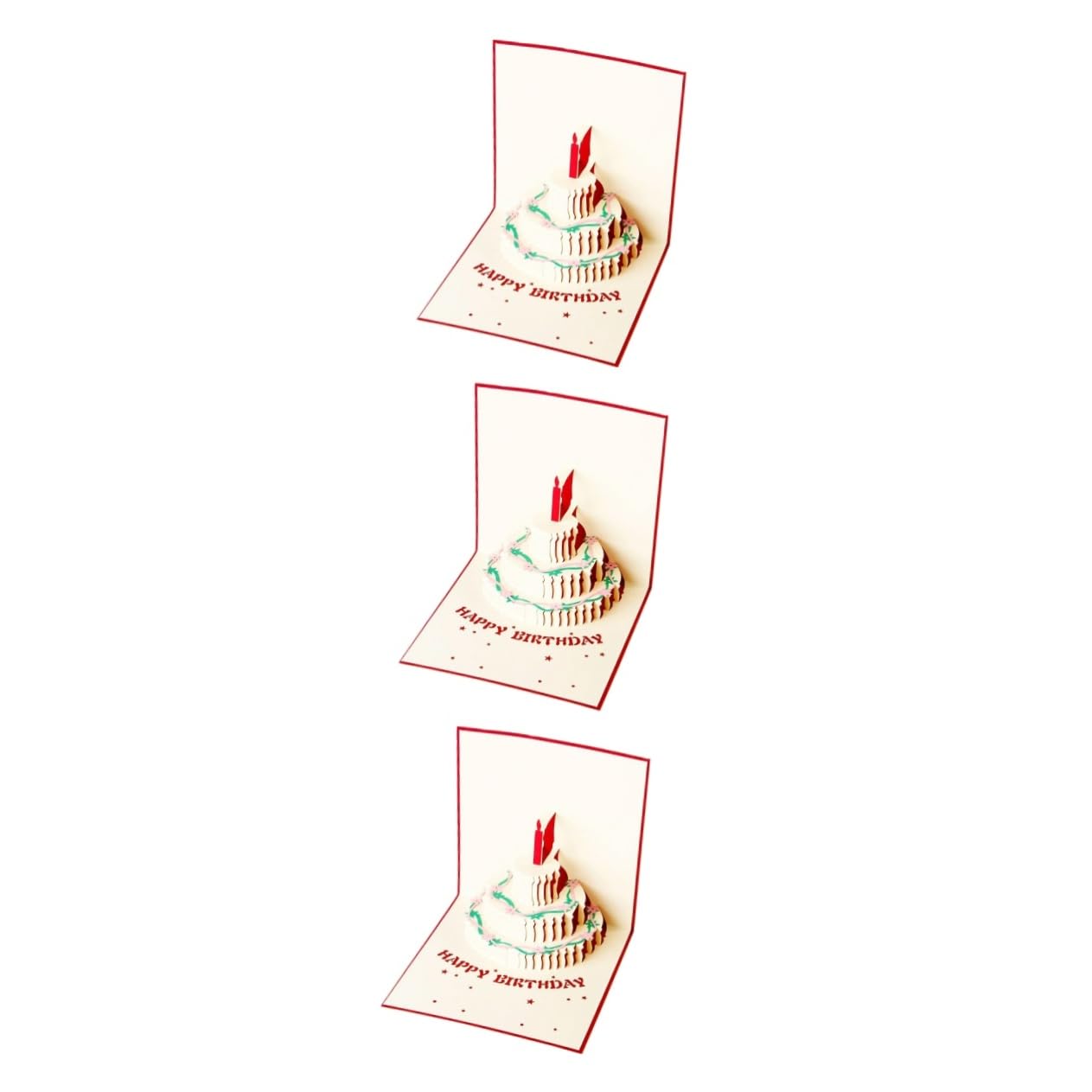 SHINEOFI 3pezzi Biglietto Di Compleanno Musicale Con Effetti Luce e Auguri Biglietto Creativo Per Festeggiare Compleanni Di Familiari e Amici