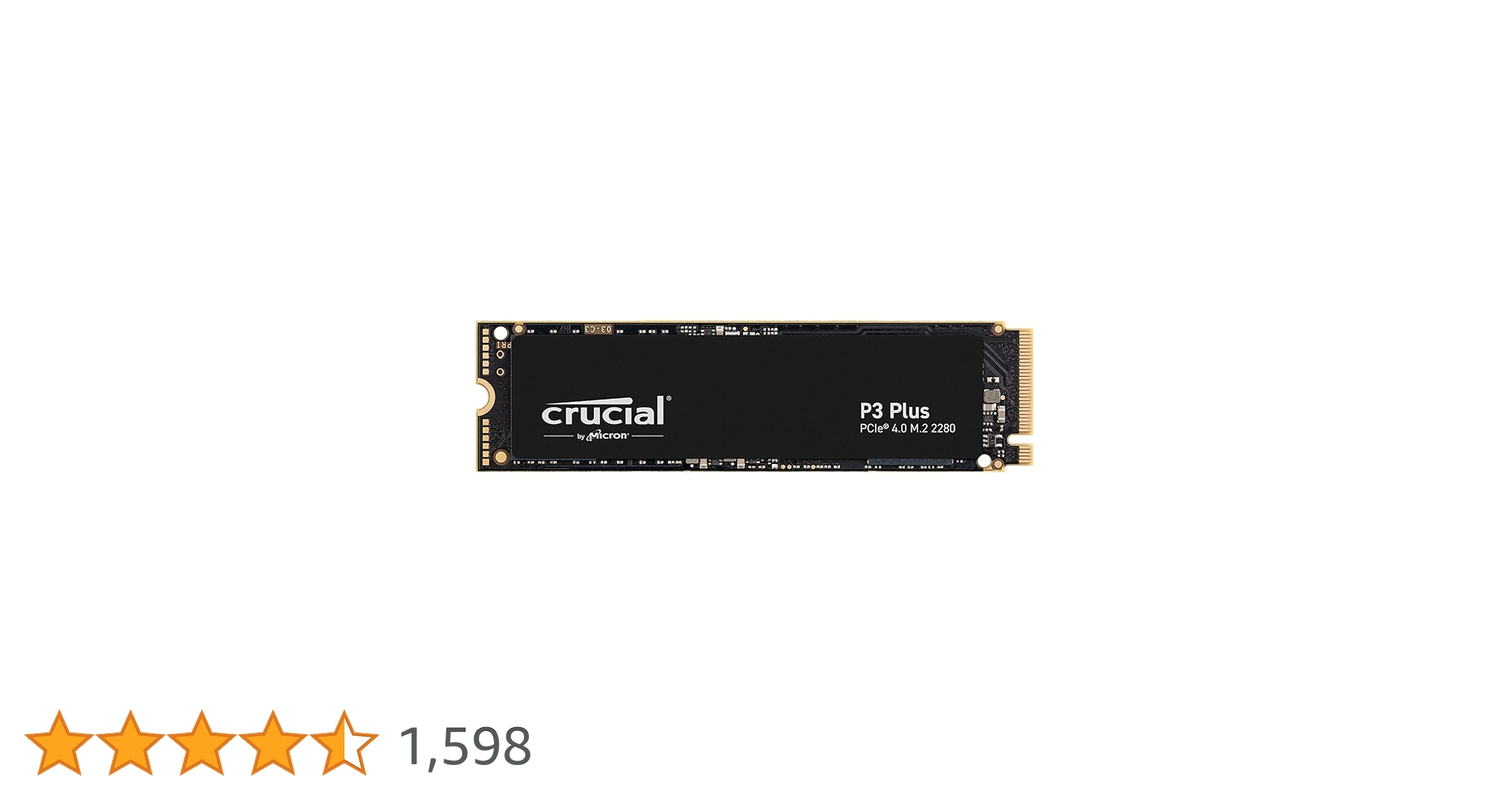 Amazon | Crucial(クルーシャル) P3plus 1TB 3D NAND NVMe PCIe4.0 M.2