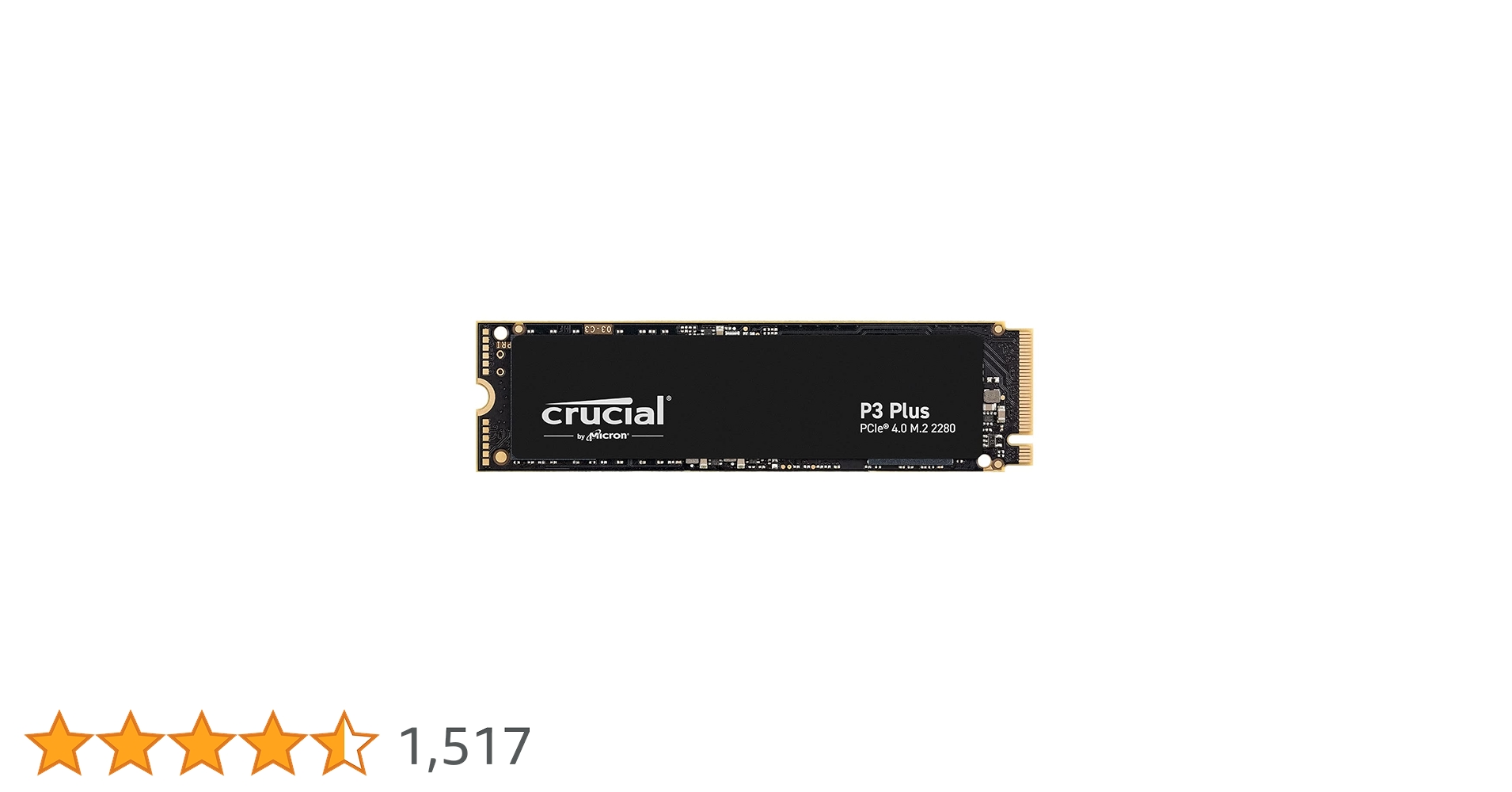 Amazon | Crucial(クルーシャル) P3plus 1TB 3D NAND NVMe PCIe4
