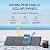 EF ECOFLOW 220 Watt Portable Solar Panel, 25% High Conversion Efficiency N-Type Solar Cell, NextGen Foldable Solar Panel with Adjustable Kickstand, IP68 Waterproof for Camping RV Off Grid System
