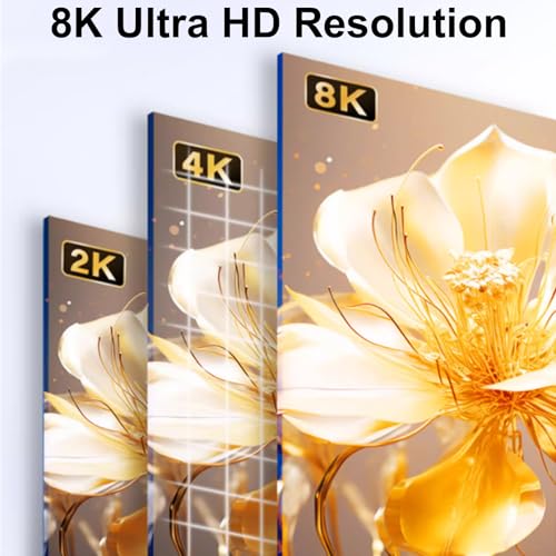 Cable HDMI Keystone Jack de 8K con transmisión estable de 48 Gbps y extensión de 8 pulgadas 5