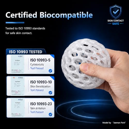 Image of Siraya Tech Flex TPU 85A 3D Printer Filament, ISO 10993 Tested, Clear, 1kg