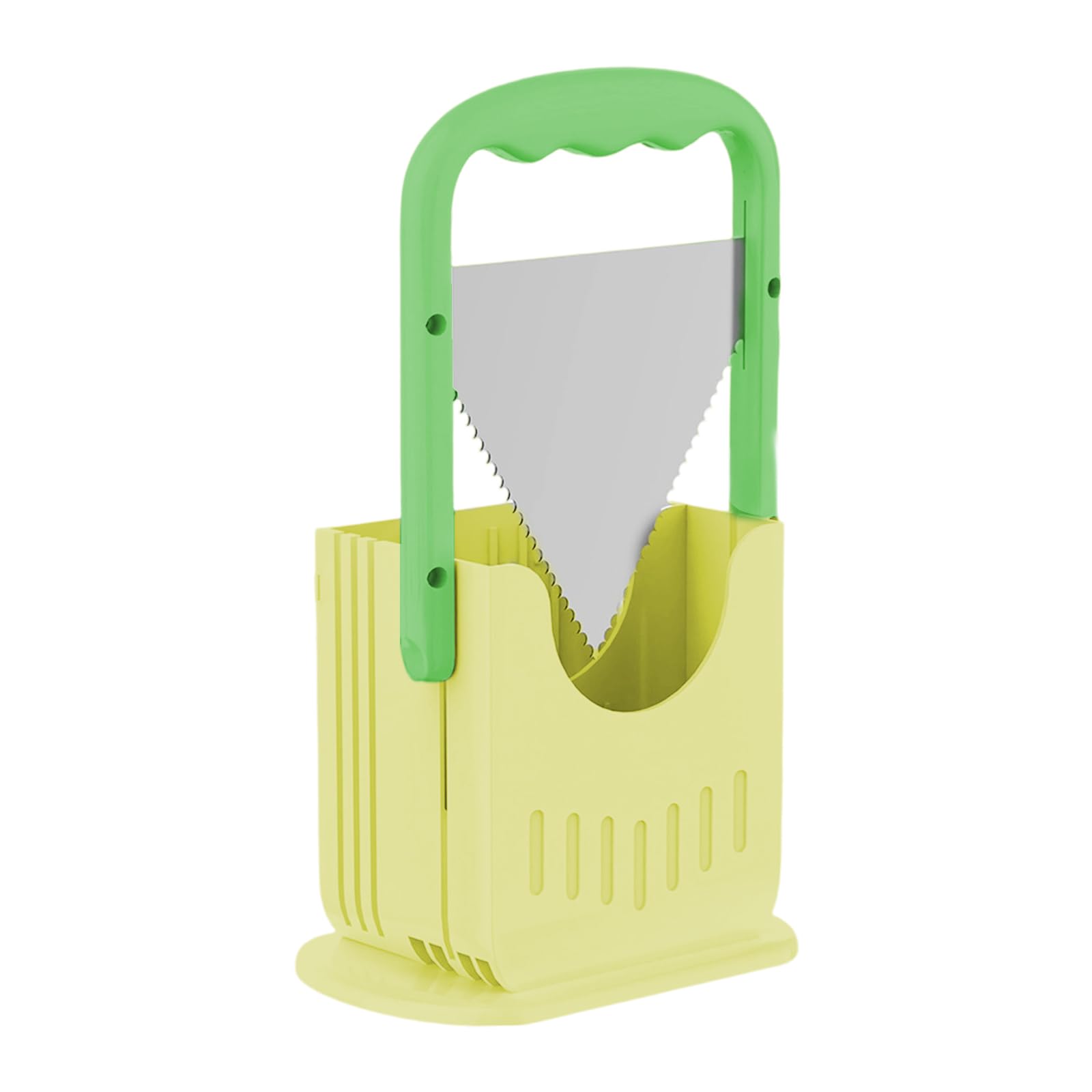 HDOYTXXM Sturdy Bread Cutter with Sturdy ABS Construction Carbon Steel Smooth Slicing Dishwasher Safe Safe Design