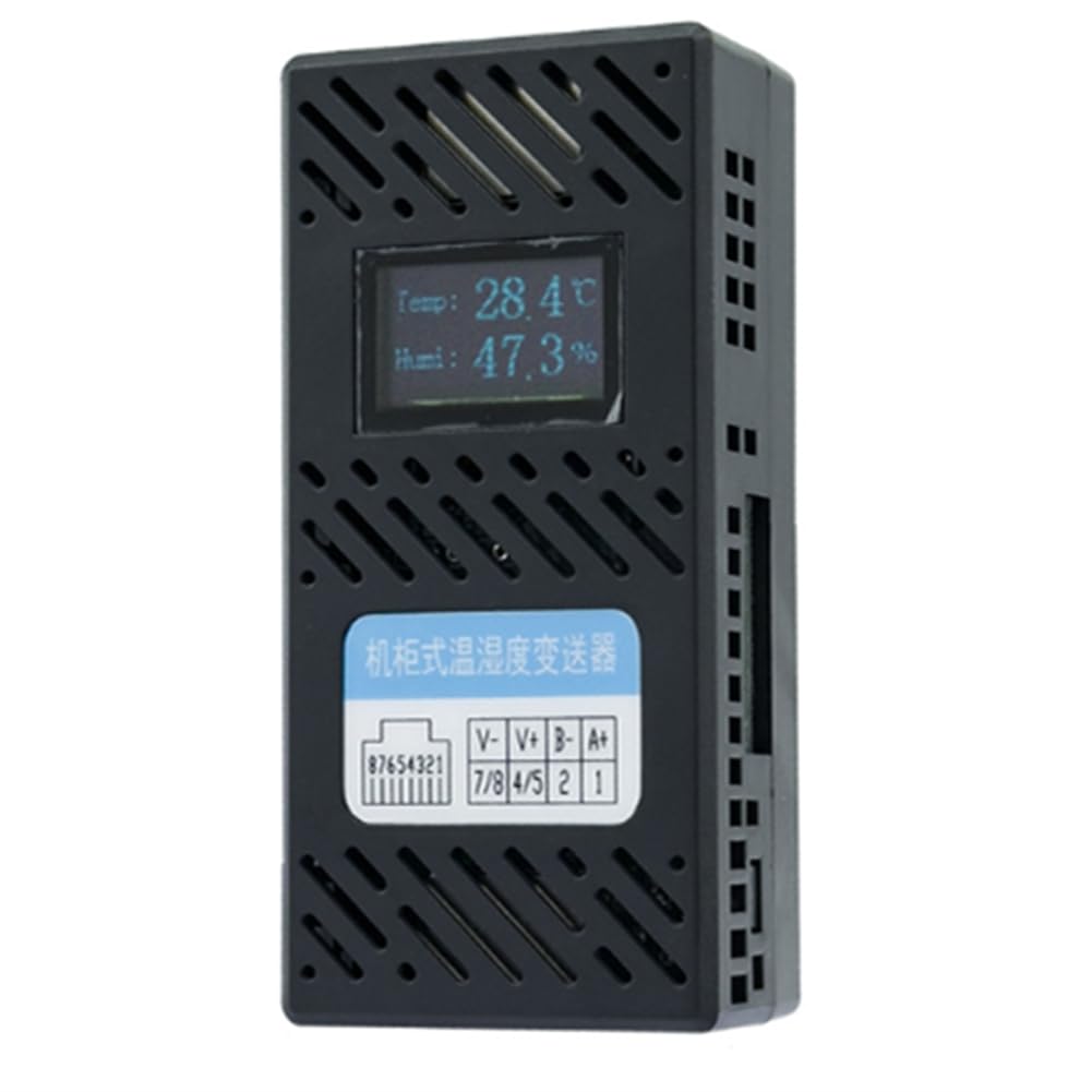 IJSDNVJNDX Cabinet Type Temperature and Humidity Sensor Cabinet Type Temperature and Humidity Transmitter Sensor Double RJ45 Temperature and Humidity Sensor