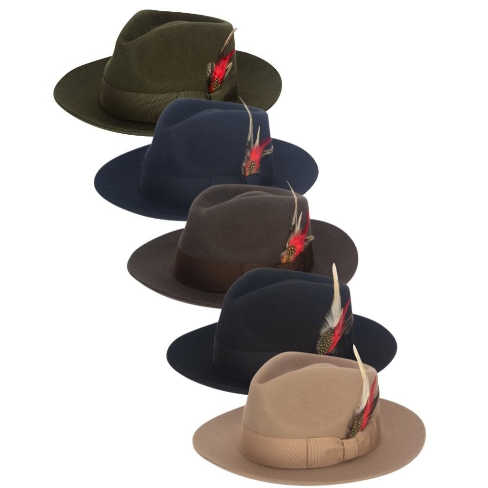 Walker and Hawkes - Sombrero Preston Outback de Fieltro de Lana