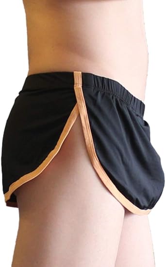 Mens Sexy Pouch Thong G-String Boxer Underwear Panties Home Sleep Shorts