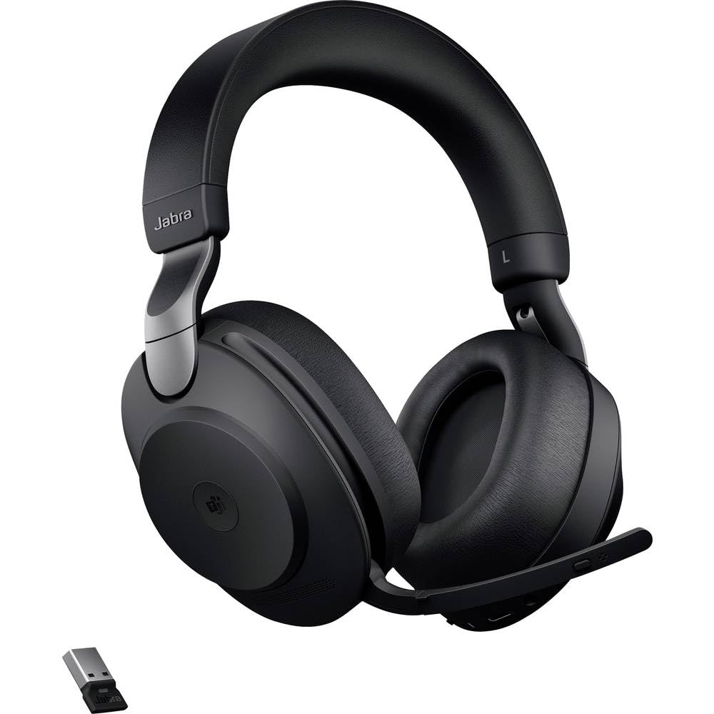 Jabra Evolve2 85 MS Black （充電スタンド付） Jabra Evolve2 85 MS Wireless Bluetooth Stereo Headset with Link